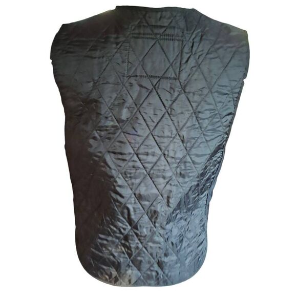 Harley-Davidson Women’s Quilted Riding Vest | Size Small | Black Zip Front Biker - Picture 5 of 9